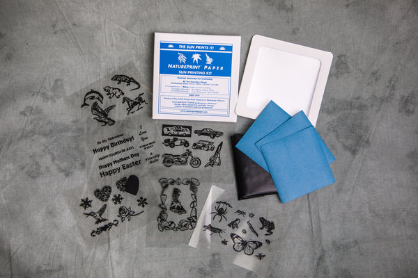 Bearly Art Cyanotype Kit - Solar Print Set for Photographic Printing on Paper An