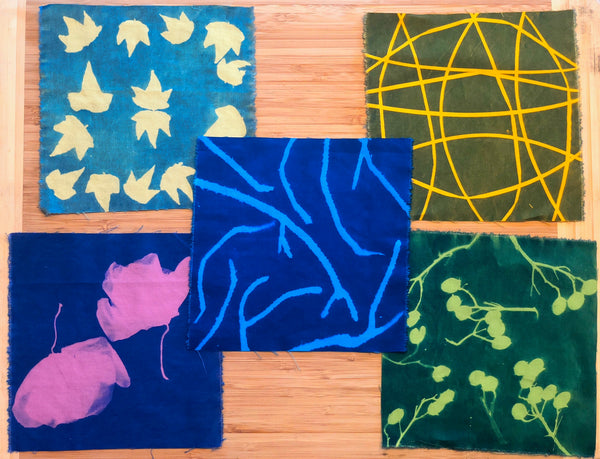 Nature Print Fabric Multi-Color Pack - Nature Print Paper